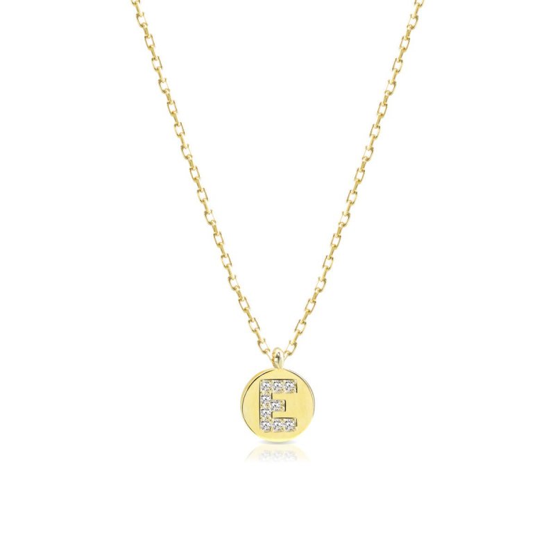 Laura Pjewels - Collana Lettera - Argento 925 - Zirconi