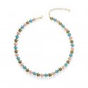 Laura Pjewels - Girocollo Fiori - Argento 925 - Zirconi