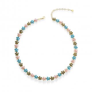 Laura Pjewels - Girocollo Fiori - Argento 925 - Zirconi