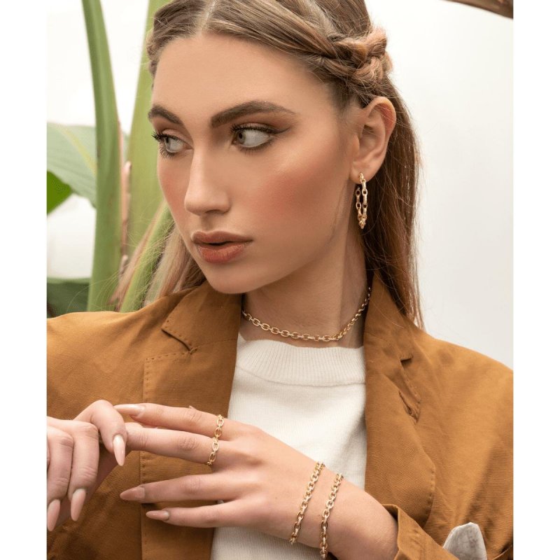 Laura Pjewels - Choker Maglia Marina - Argento 925