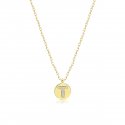 Laura Pjewels - Collana Lettera - Argento 925 - Zirconi