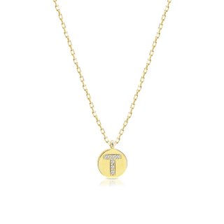 Laura Pjewels - Collana Lettera - Argento 925 - Zirconi