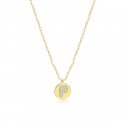 Laura Pjewels - Collana Lettera - Argento 925 - Zirconi
