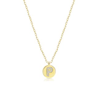 Laura Pjewels - Collana Lettera - Argento 925 - Zirconi