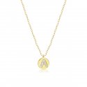 Laura Pjewels - Collana Lettera - Zirconi Bianchi
