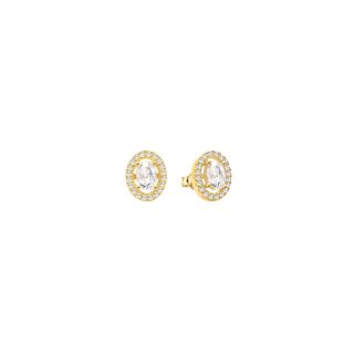 Laura Pjewels - Orecchini Ovali - Argento 925 - Zirconi