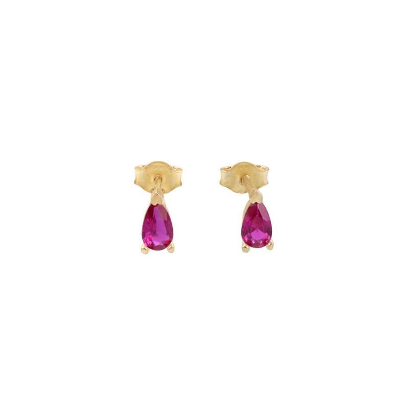 Laura Pjewels - Orecchini Mini Goccia - Zirconi Colorati