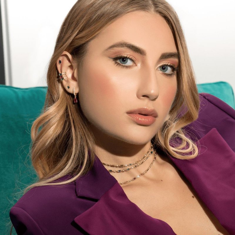 Laura Pjewels - Orecchini Mini Goccia - Zirconi Colorati