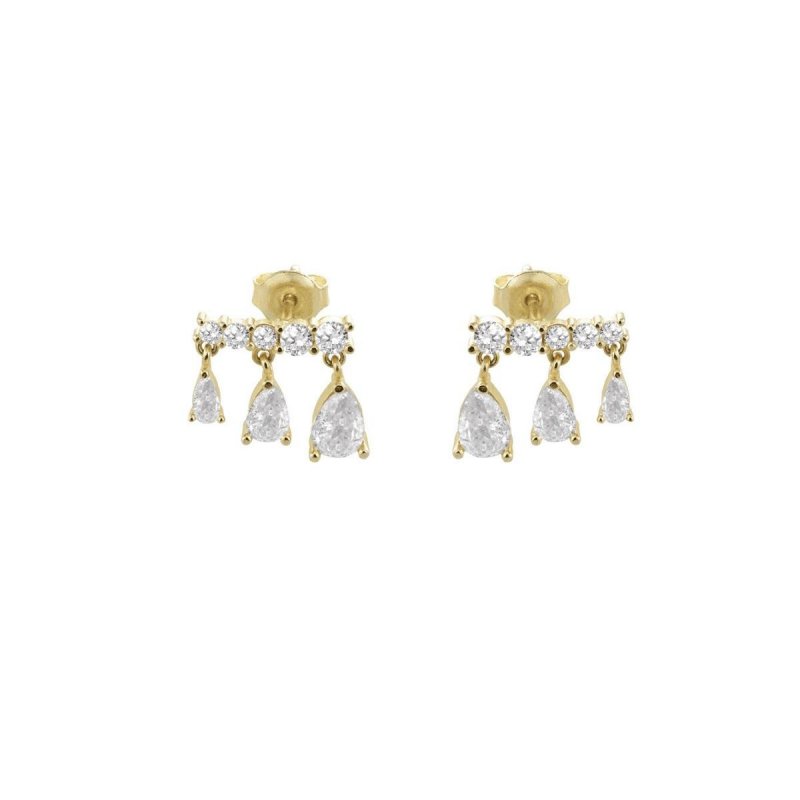 Laura Pjewels - Orecchini Gocce - Argento 925 - Zirconi
