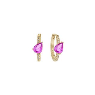 Laura Pjewels - Orecchini Cerchio - Argento 925 - Zirconi
