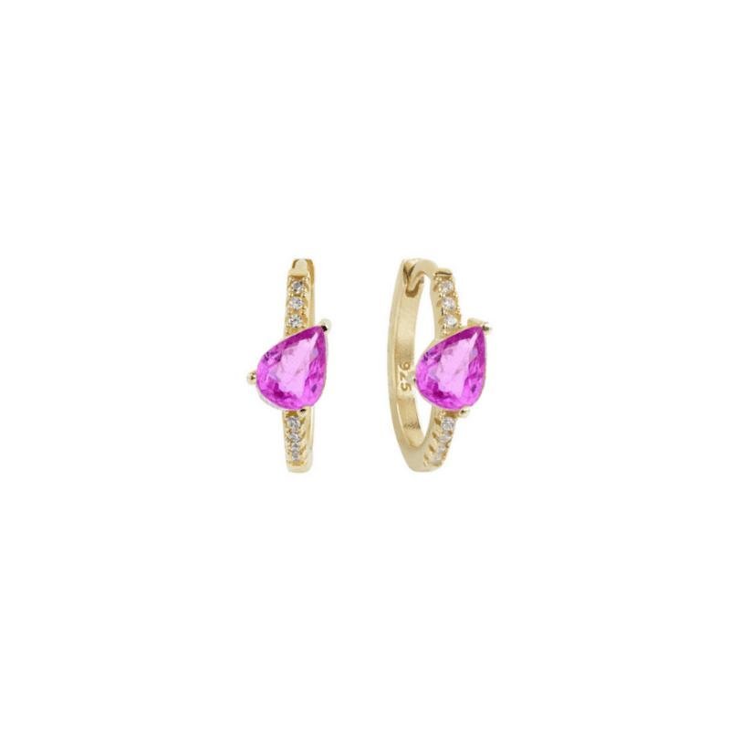 Laura Pjewels - Orecchini Cerchio - Argento 925 - Zirconi