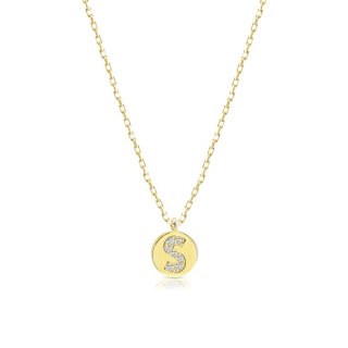 Laura Pjewels - Collana Lettera - Argento - Zirconi
