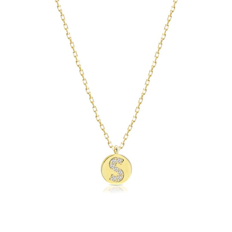 Laura Pjewels - Collana Lettera - Argento - Zirconi