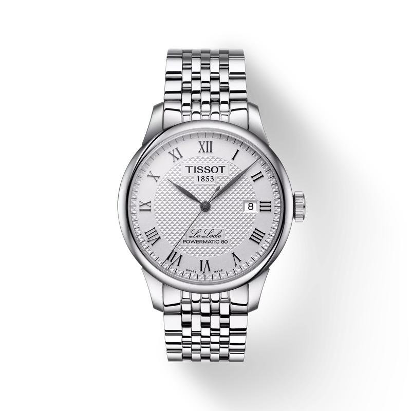Tissot - Le Locle Powermatic 80 - Automatico - Argento