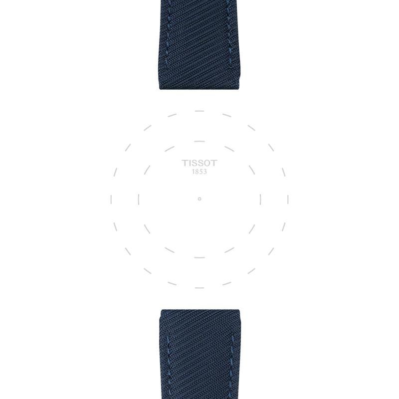 Tissot - Cinturino Blu - Stoffa - Ansa 22 Mm