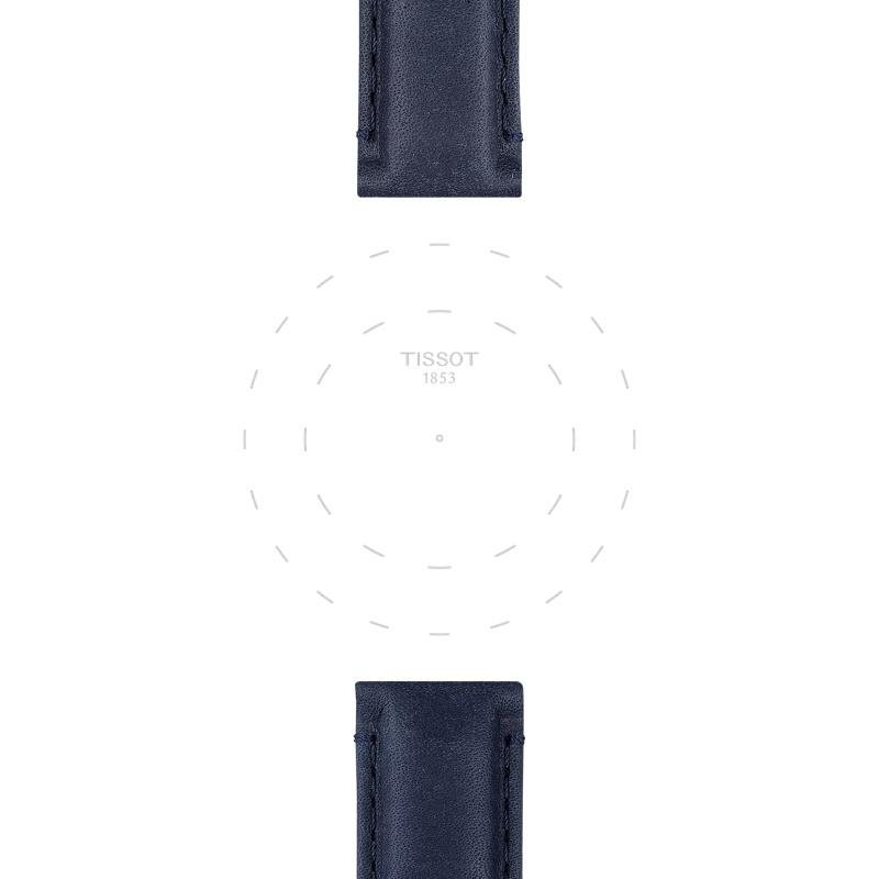 Tissot - Cinturino Ufficiale - Pelle Blu - 20 Mm