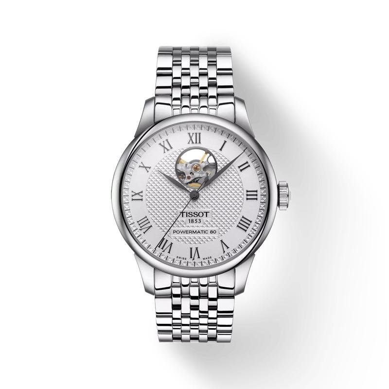 Tissot - Le Locle Powermatic 80 - Automatico - Argento