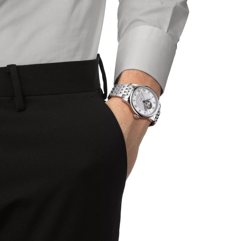Tissot - Le Locle Powermatic 80 - Automatico - Argento