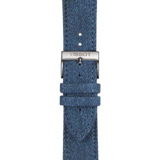 Tissot - Cinturino Ufficiale Blu - Stoffa - 22 Mm