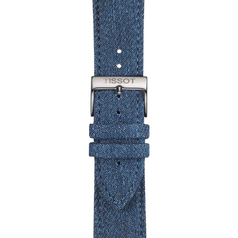 Tissot - Cinturino Ufficiale Blu - Stoffa - 22 Mm