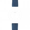 Tissot - Cinturino Ufficiale Blu - Stoffa - 22 Mm
