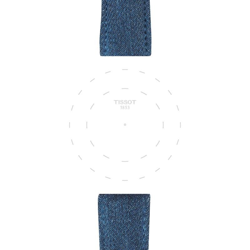 Tissot - Cinturino Ufficiale Blu - Stoffa - 22 Mm
