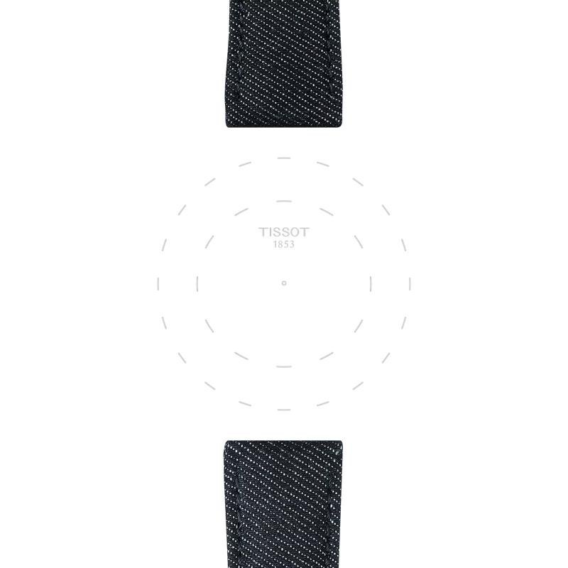 Tissot - Cinturino Ufficiale Blu - Stoffa - 22 Mm