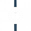 Tissot - Cinturino Ufficiale - Pelle Blu - Ansa 09 Mm