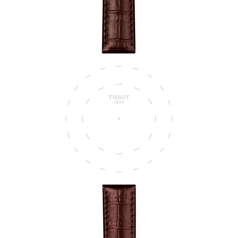 Tissot - Cinturino Ufficiale Marrone - Pelle - 15 Mm