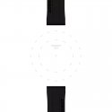 Tissot - Cinturino Silicone Nero - Ansa 18 Mm