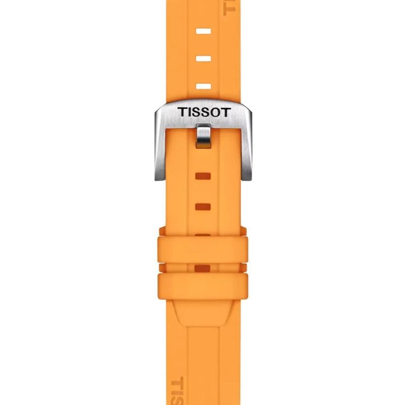 Tissot - Cinturino Silicone - Arancione - 18 Mm