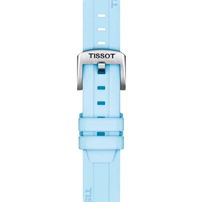Tissot - Cinturino Silicone Blu - Ansa 18 Mm