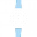 Tissot - Cinturino Silicone Blu - Ansa 18 Mm