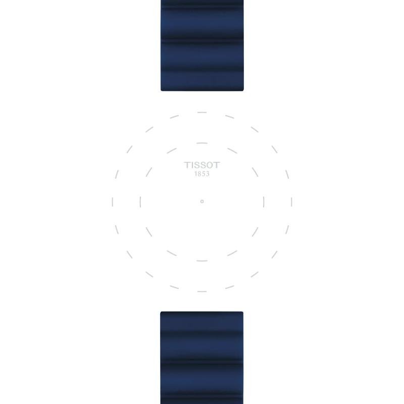 Tissot - Cinturino Silicone Blu - Ansa 22 Mm
