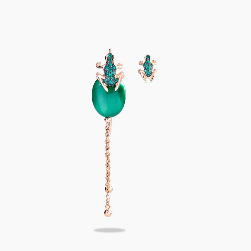Dada Arrigoni - Happy Frog Metal - Oro Rosa - Smeraldi