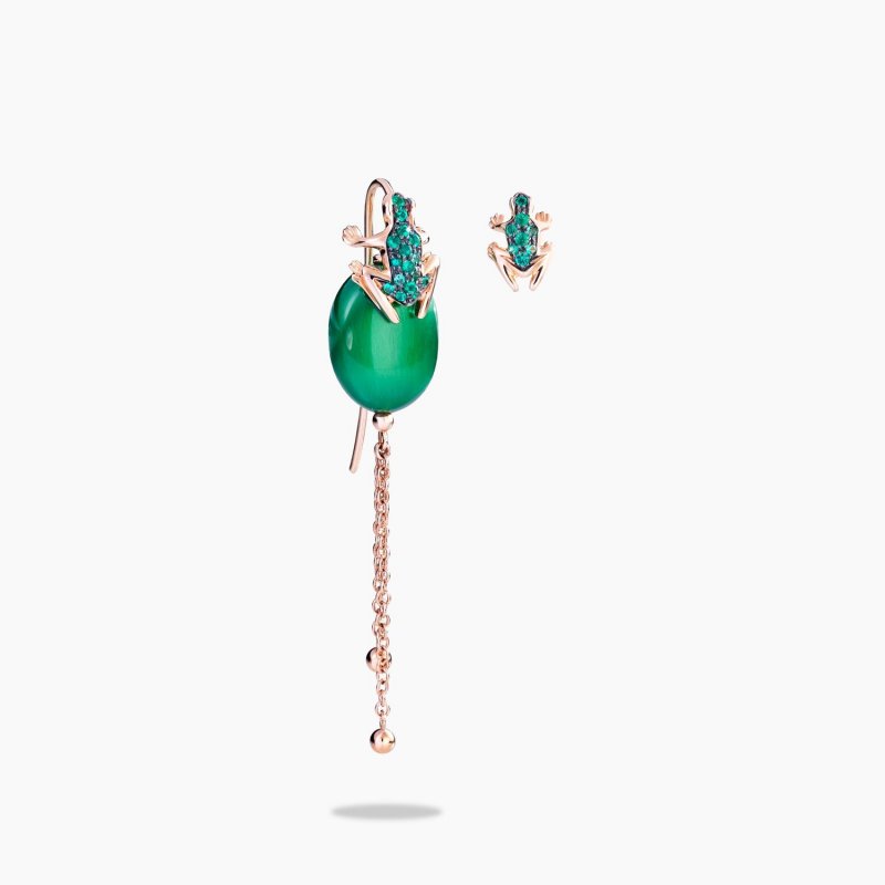 Dada Arrigoni - Happy Frog Metal - Oro Rosa - Smeraldi