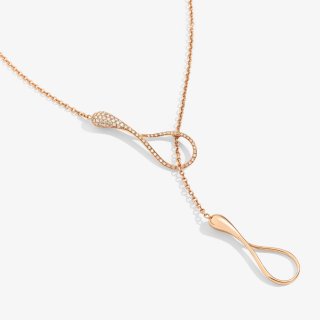 Dada Arrigoni - Collana Elika - Oro Rosa - Diamanti