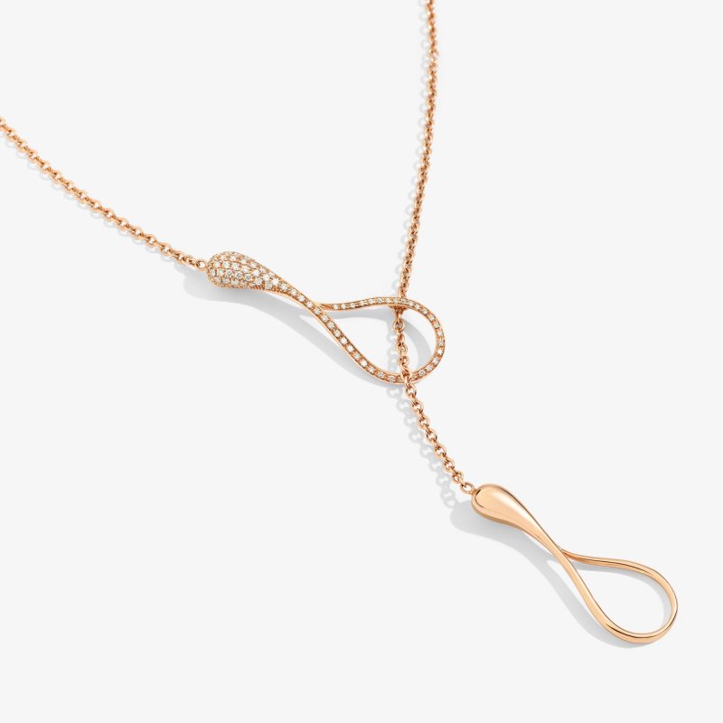 Dada Arrigoni - Collana Elika - Oro Rosa - Diamanti