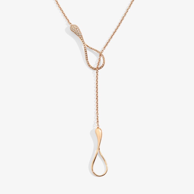 Dada Arrigoni - Collana Elika - Oro Rosa - Diamanti