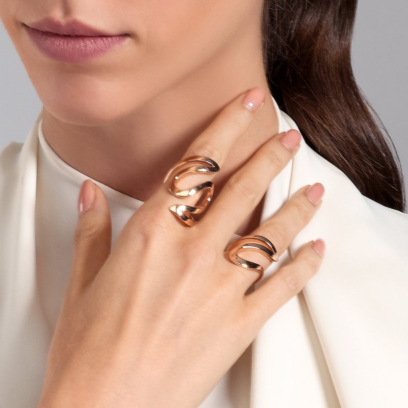 Dada Arrigoni - Anello Ivy - Oro Rosa - Diamanti