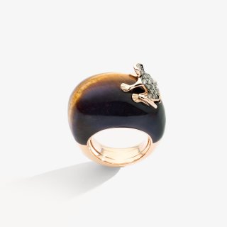 Dada Arrigoni - Happy Frog Stone - Oro Rosa - Anello