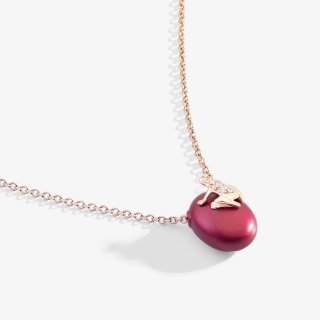 Dada Arrigoni - Collana Happy Frog - Magenta Satin
