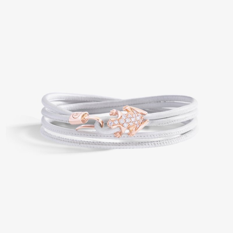 Dada Arrigoni - Bracciale Happy Frog - Oro Rosa - Diamanti