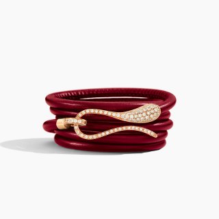 Dada Arrigoni - Bracciale Elika - Oro Rosa - Pelle