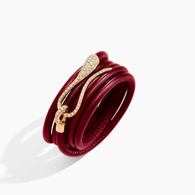 Dada Arrigoni - Bracciale Elika - Oro Rosa - Pelle
