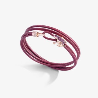 Dada Arrigoni - Bracciale Happy Frog - Oro Rosa - Rubini