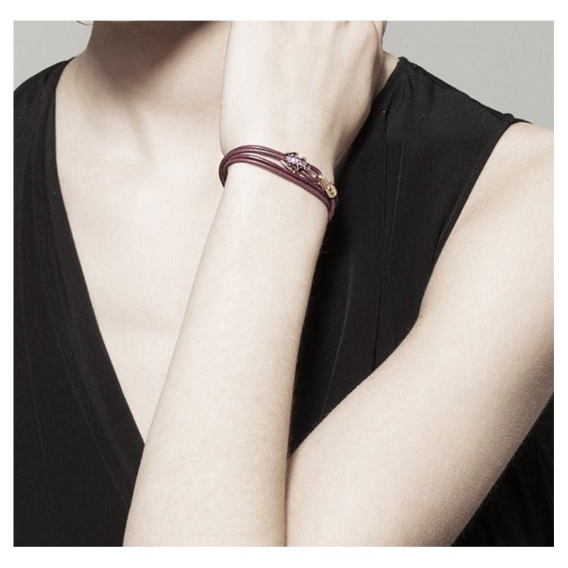 Dada Arrigoni - Bracciale Happy Frog - Oro Rosa - Rubini