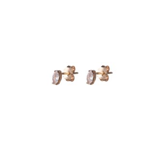 Alisia - Orecchini Luce Ovale - Argento 925 - Zircone
