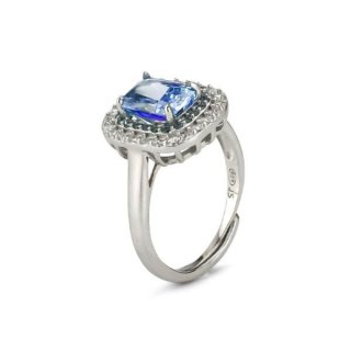 Boccadamo - An481B Anello - Zirconi Blu Zaffiro