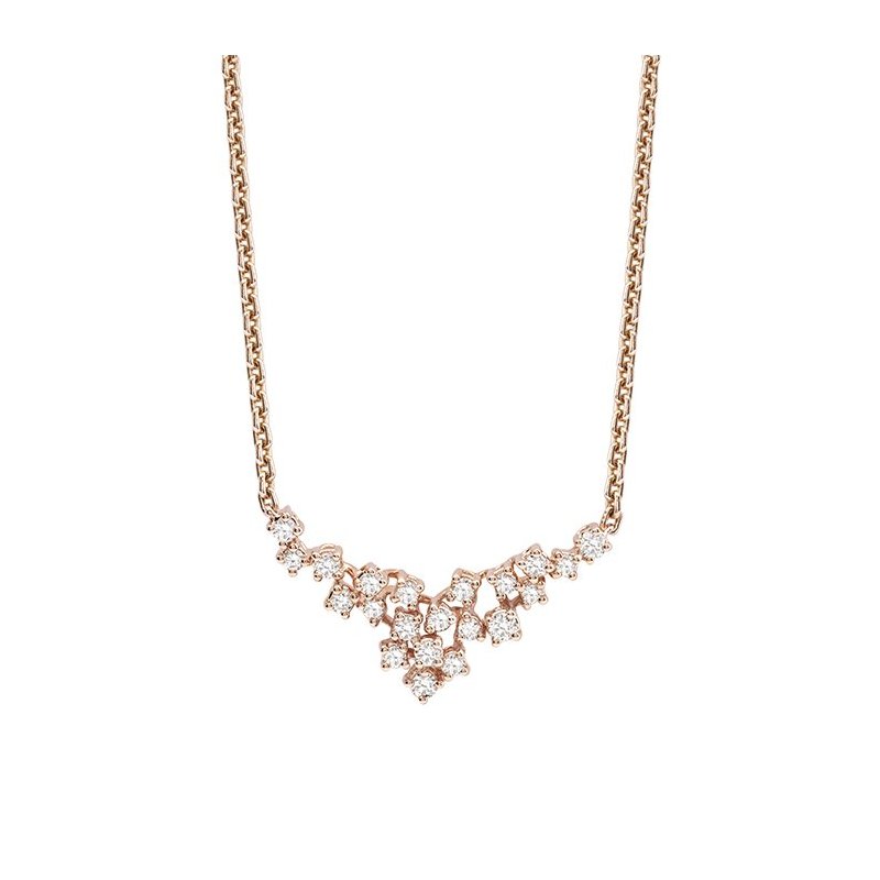 Damiani - Collana Mimosa - Oro Rosa - Diamante